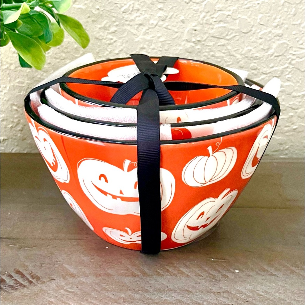 Halloween GOBLIN & GHOUL Jack O’ Lantern Bowl Set